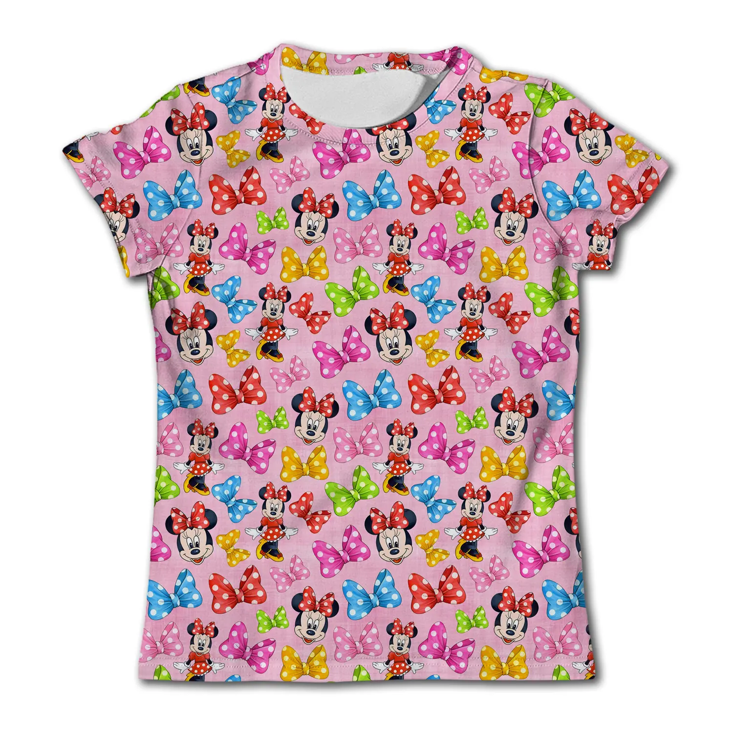 T Shirt for Kids Girls Child T-shirt Minnie Mouse Graphic Short Sleeve Girls' Clothing Casual Baby Clothes Cartoon Boys Shirts