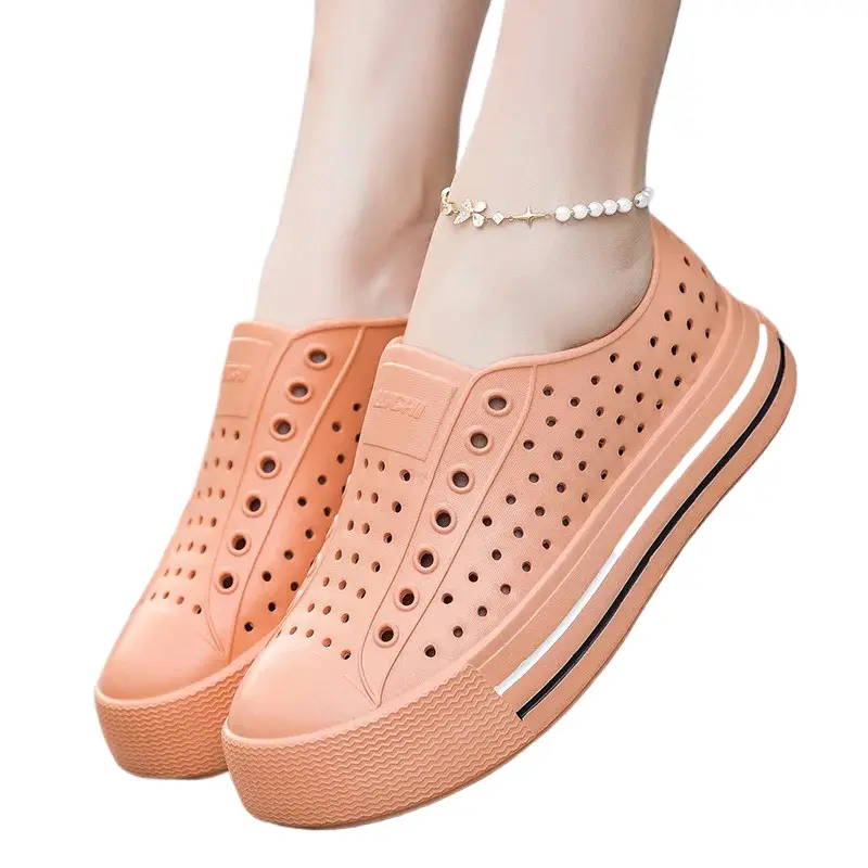 Daily Casual Breathable Waterproof Beach Summer Girls'  High Quality Children's  Soft Vamp Hollow Out Design  Wading Suitable