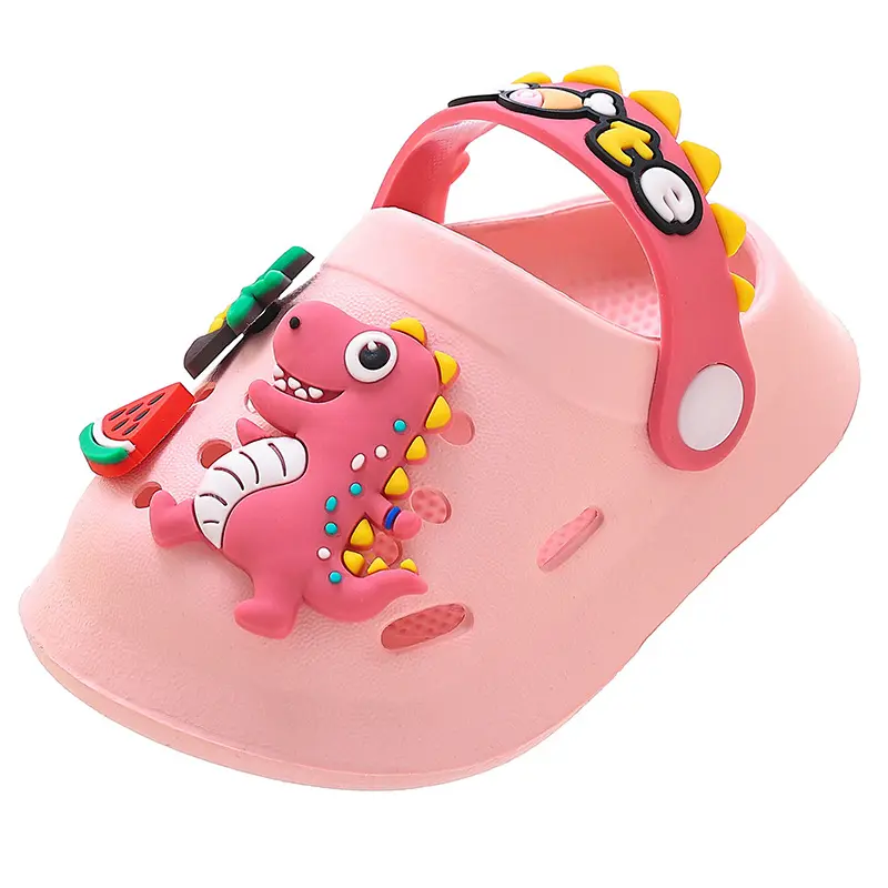 Outdoor Beach Slippers Children's Garden Shoes Trendy Crocodile Soft Sole Sandals For Baby Breathable Non-slip For Indoor