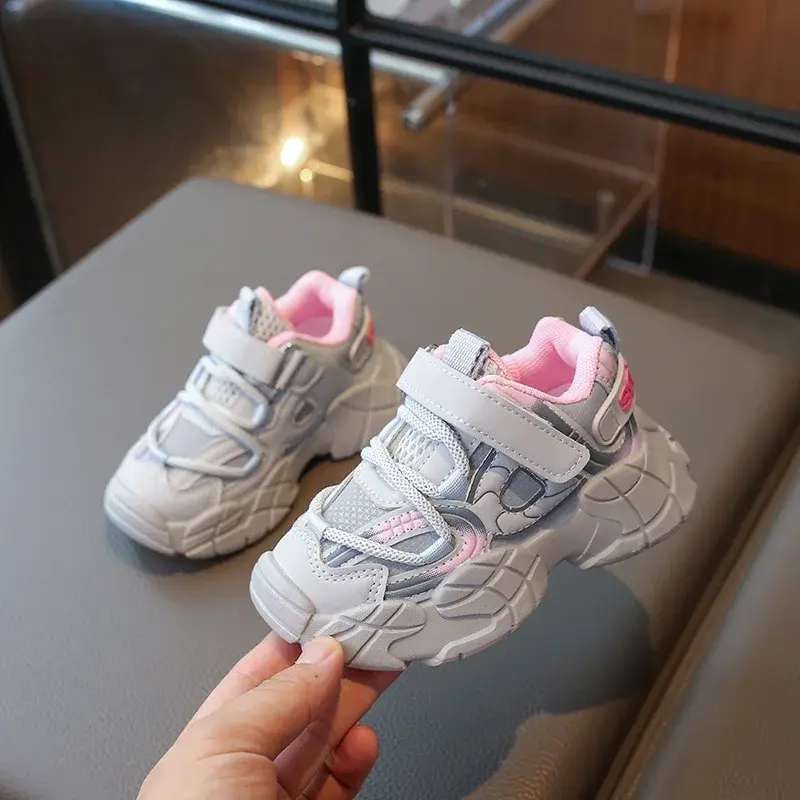 Children Casual Sneakers for Girls Boys 2024 Autumn New Fashion Korean Style Anti-slippery Baby Learning Walking Versatile Shoes