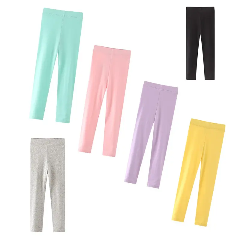 Jumping Meters  2-7T Hot Selling Girls Leggings Pants Colorful Full Length Pencil Pants Autumn Kids Skinny Trousers