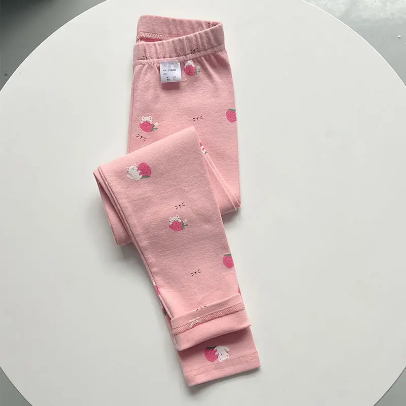 Girls Leggings Autumn Winter Pants for Kids Thick Cotton Elastic Children Pants Versatile Slim Toddler Tights Baby Teen Clothing