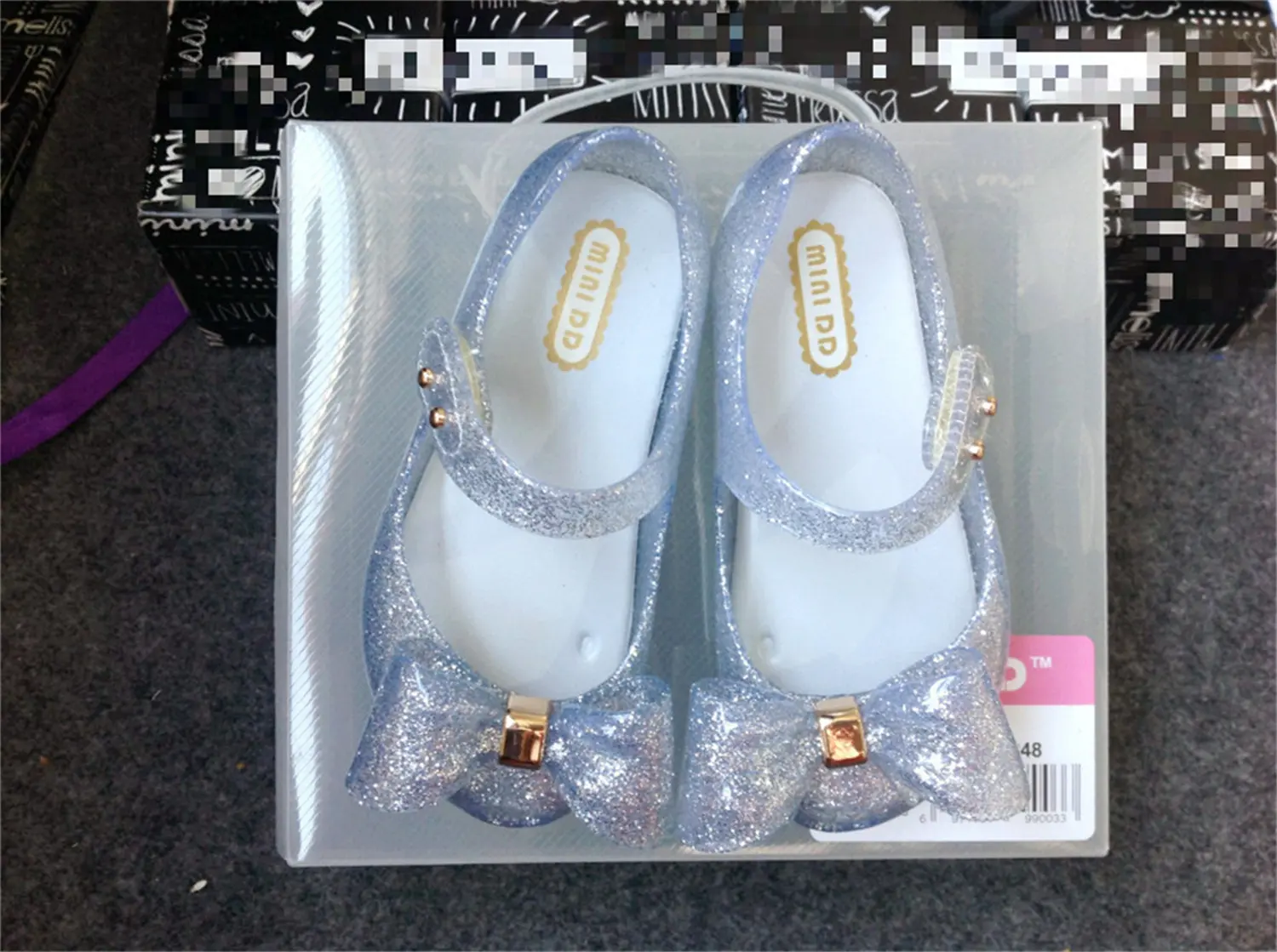 2025 Spring And Autumn New Girls' Shoes Bowknot All-match Sandals Princess Shoes Children Baby Infant Fish Mouth Shoes SH19100