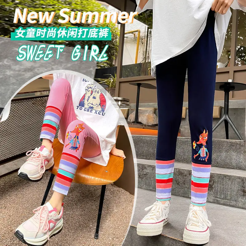 Girls Leggings Spring Summer Autumn Anti-mosquito Pants for Kids Children's Trousers Casual Teenager Tights Baby Clothes
