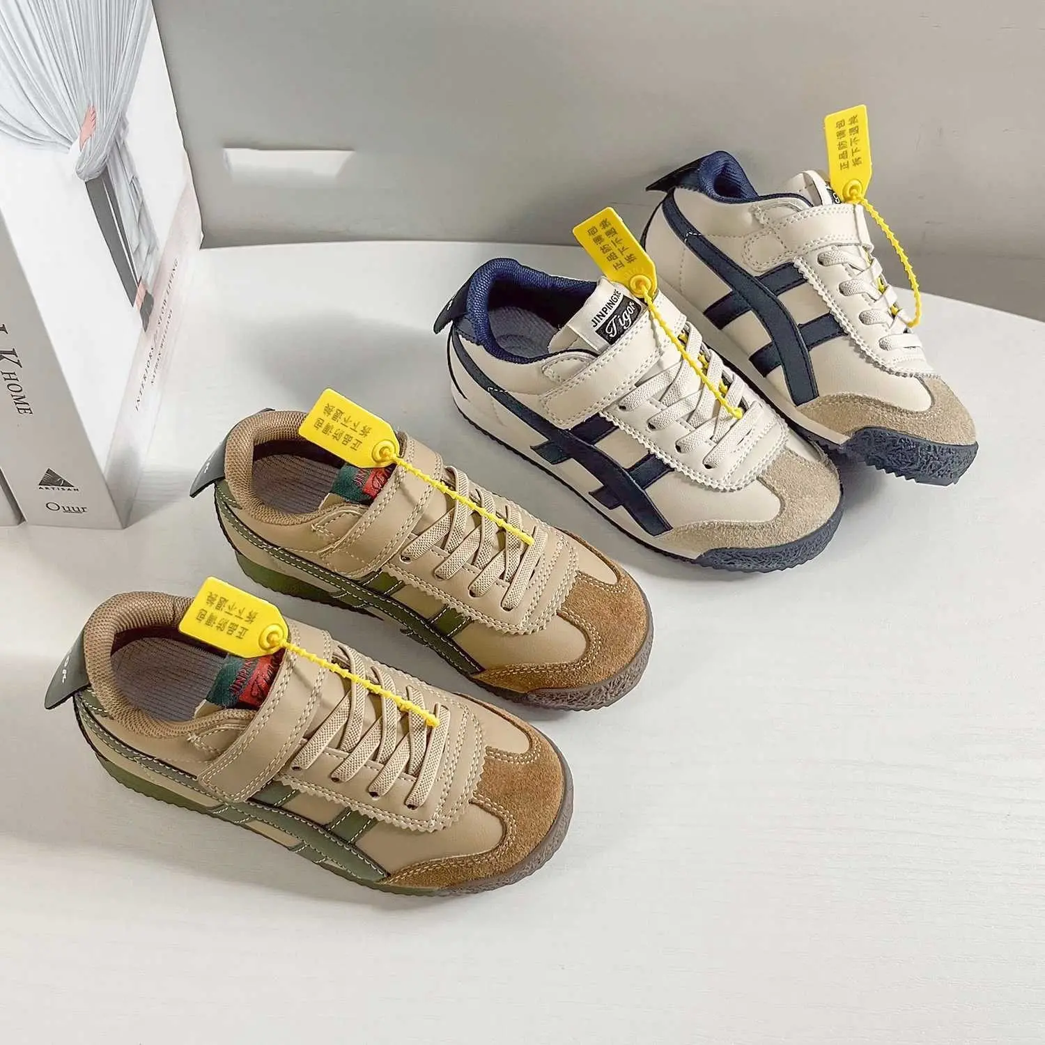 Children's Forrest Gump shoes 2024 new trendy brand children's shoes for boys, soft soled girls' casual sports shoes