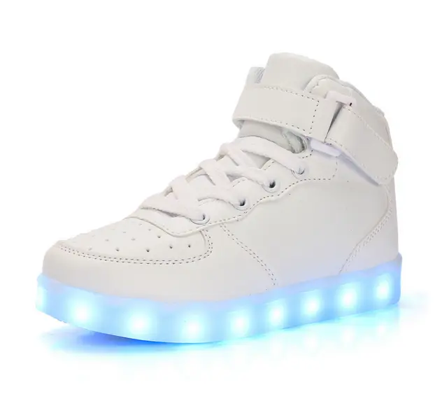 Size 25-46 LED Lights Shoes Glowing Sneakers for Children & Adult Women Men Tennis for Kids Boys Girls Luminous Slippers Boots