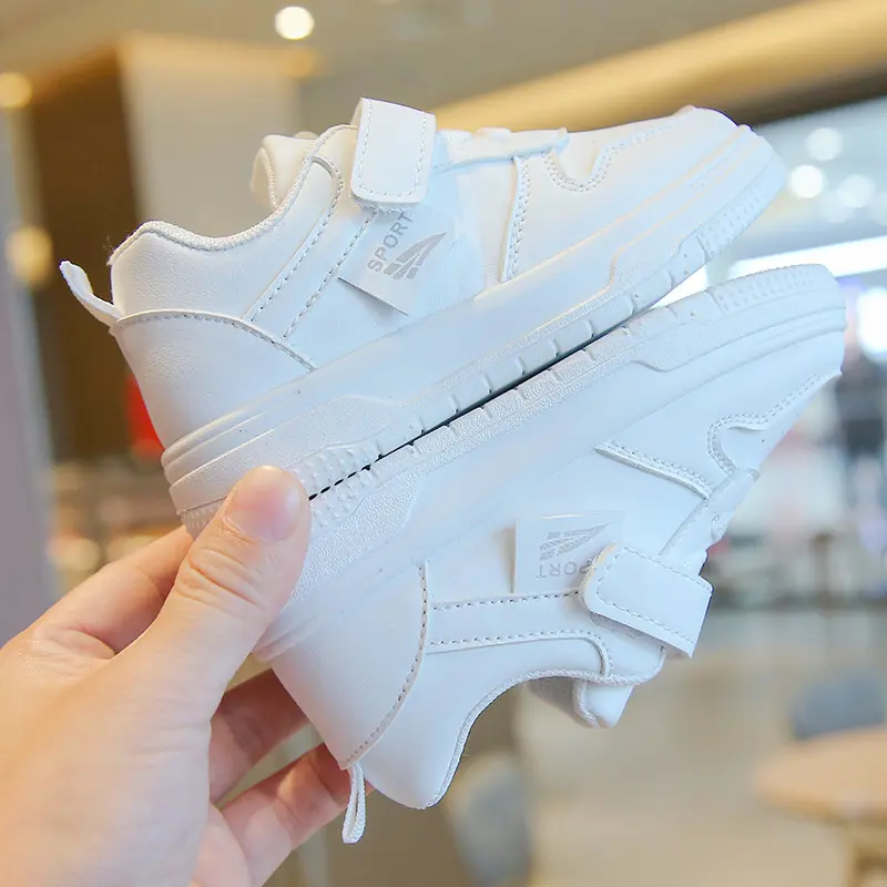 Baby Kid's Spring Autumn New Small White Shoes Tenis Sneakers Children Soft Sole Anti Slip Sneaker Toddler Casual Sport Shoes