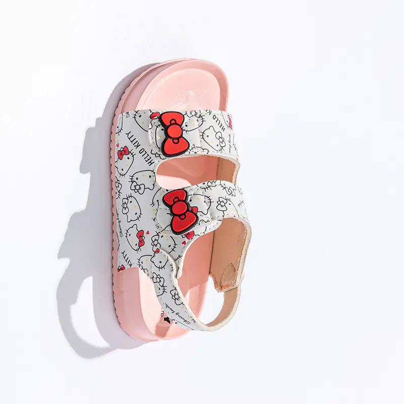 Sanrio Hellokitty Children's Summer Shoes Cute EVA Beach Non-Slip For Baby Girls Footwear Soft Infant Kids Fashion Sandals