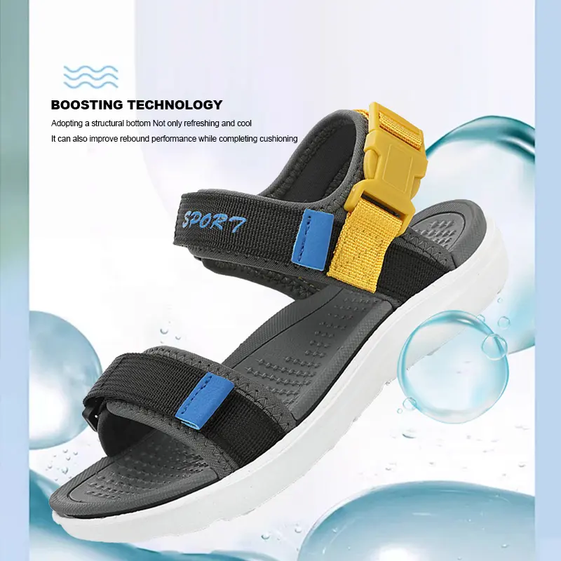 Summer Breathable Sandals Children's Beach Shoes Boys Girlss Shoes Student Casual Sandals Anti-slip Wear Resistant Footwear Kids