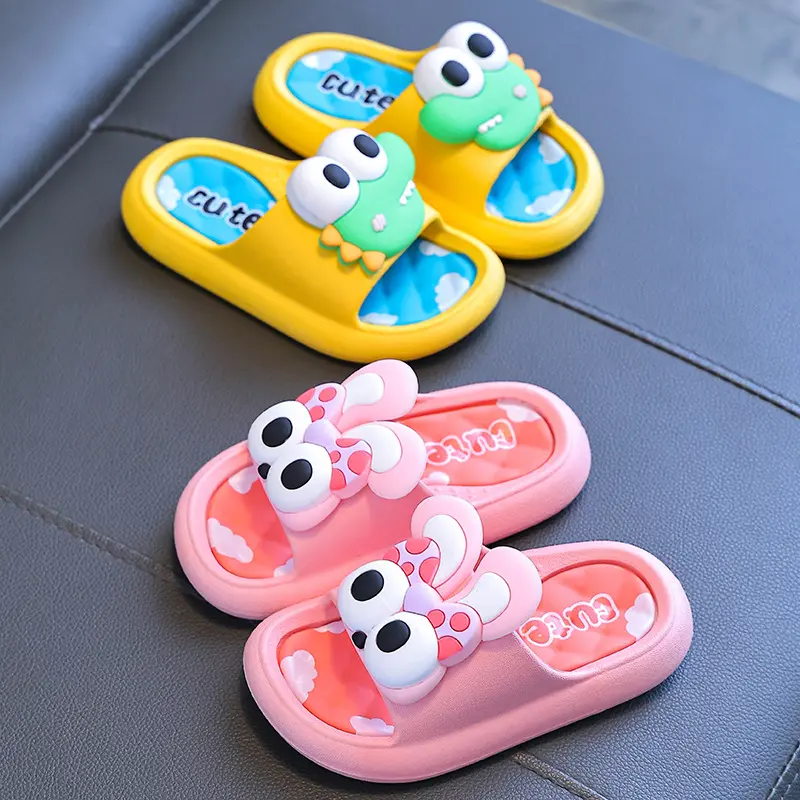 Summer children's slippers indoor anti slip soft sole for boys and girls children's parent-child baby beach slippers