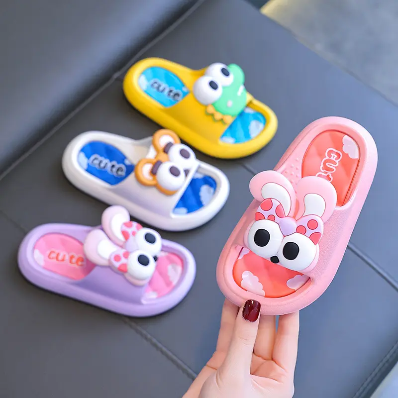 Summer children's slippers indoor anti slip soft sole for boys and girls children's parent-child baby beach slippers