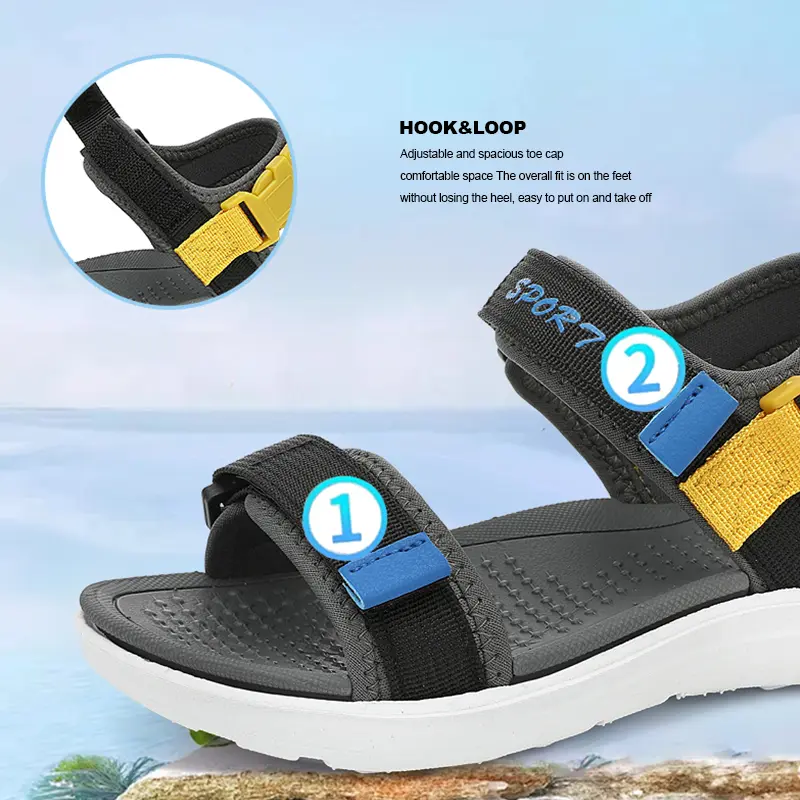 Summer Breathable Sandals Children's Beach Shoes Boys Girlss Shoes Student Casual Sandals Anti-slip Wear Resistant Footwear Kids