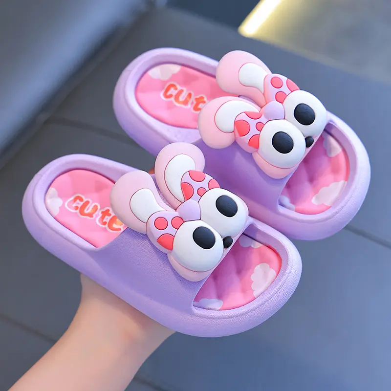 Summer children's slippers indoor anti slip soft sole for boys and girls children's parent-child baby beach slippers