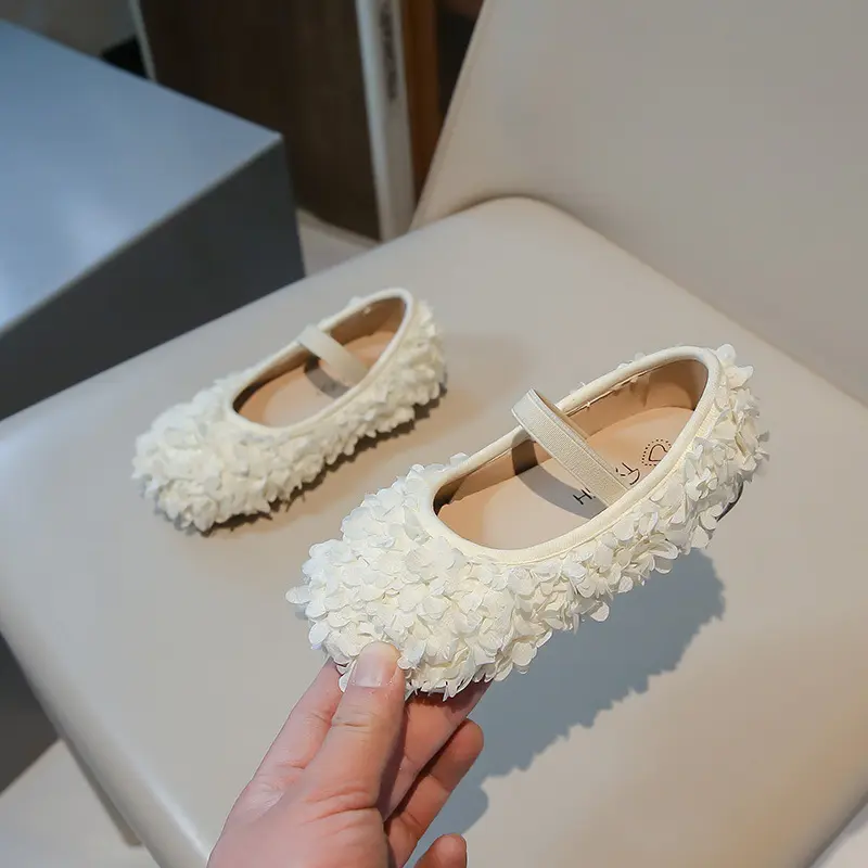 Girls Princess Leather Shoes Spring Autumn New Kids Causal Shoes Fashion Elegant Versatile Children's Flats Soft Bottom Loafers