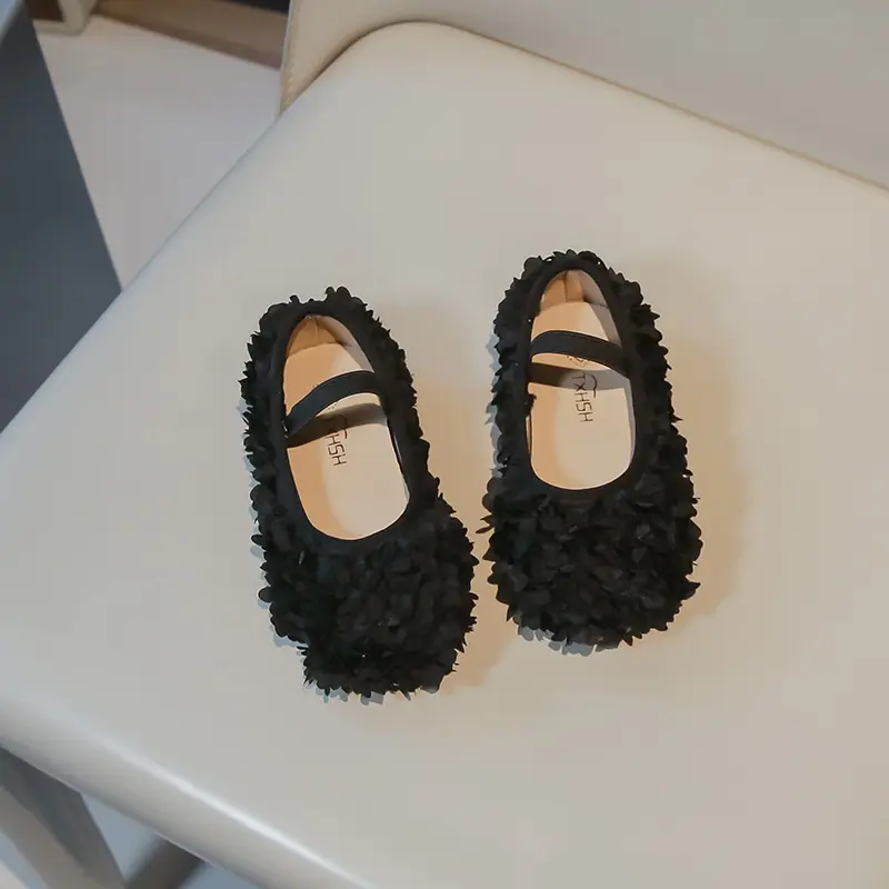 Girls Princess Leather Shoes Spring Autumn New Kids Causal Shoes Fashion Elegant Versatile Children's Flats Soft Bottom Loafers