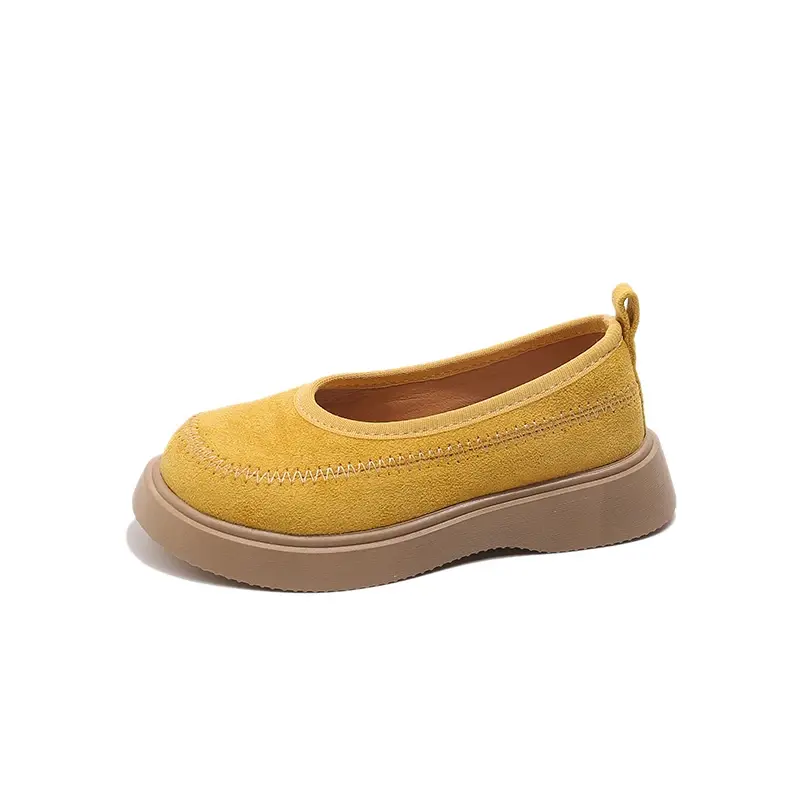 2025 Children Leather Shoes for Girls Spring Autumn New Fashion Korean Style Soft Bottom Anti-slippery Versatile Princess Shoes