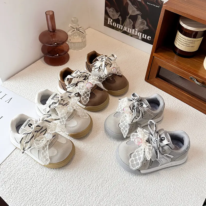 2025 Children Casual Shoes for Girls Autumn New Fashion Korean Style Soft Bottom Anti-slippery Versatile Princess Baby Walk Shoe