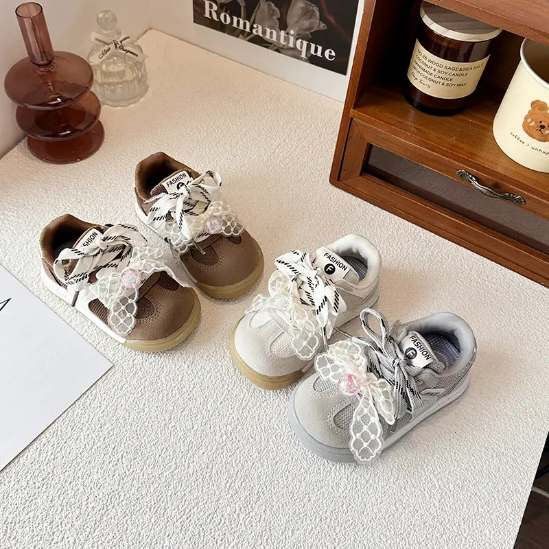 2025 Children Casual Shoes for Girls Autumn New Fashion Korean Style Soft Bottom Anti-slippery Versatile Princess Baby Walk Shoe