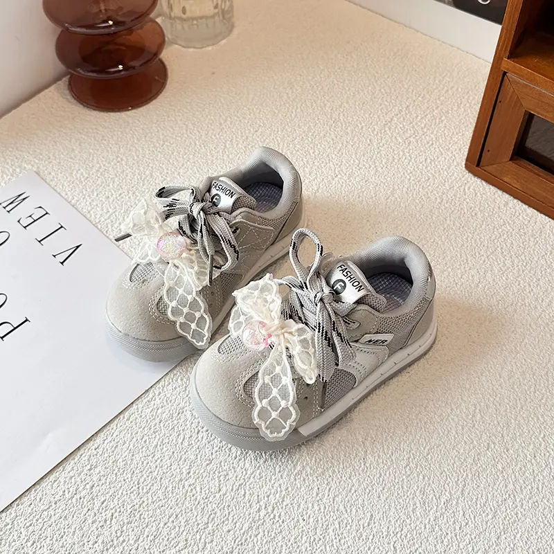 2025 Children Casual Shoes for Girls Autumn New Fashion Korean Style Soft Bottom Anti-slippery Versatile Princess Baby Walk Shoe