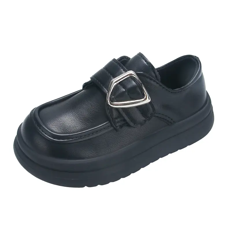 2024 Children Leather Shoes for Girl Autumn New Fashion Korean Style Soft Bottom Anti-slippery Versatile Princess Mary Jane Shoe