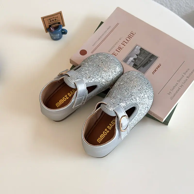 2025 Children Casual Shoes for Girls Autumn New Fashion Korean Style Soft Bottom Anti-slippery Versatile Princess Walk Shoes
