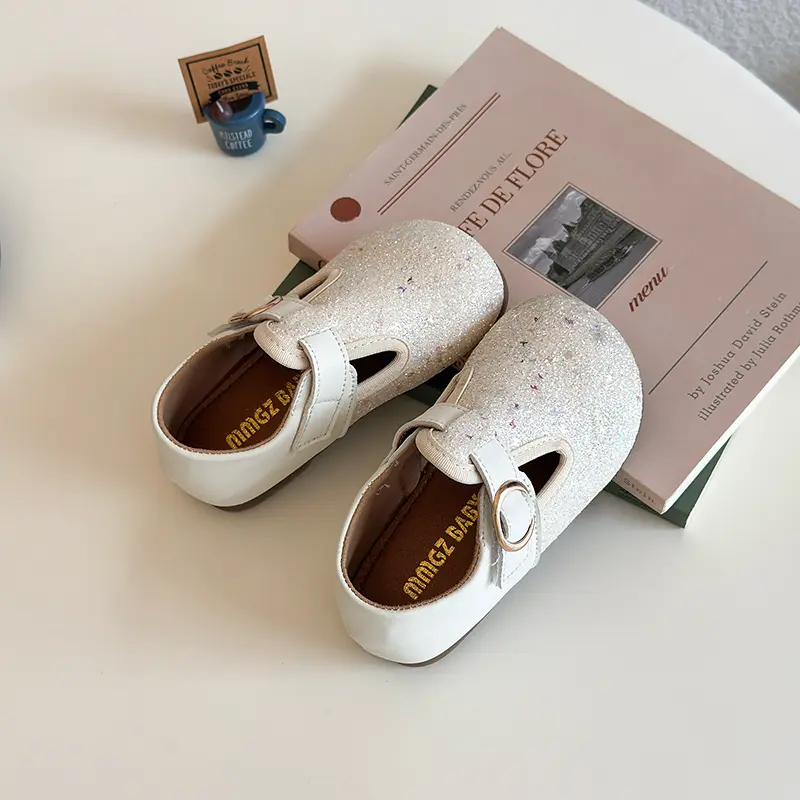 2025 Children Casual Shoes for Girls Autumn New Fashion Korean Style Soft Bottom Anti-slippery Versatile Princess Walk Shoes