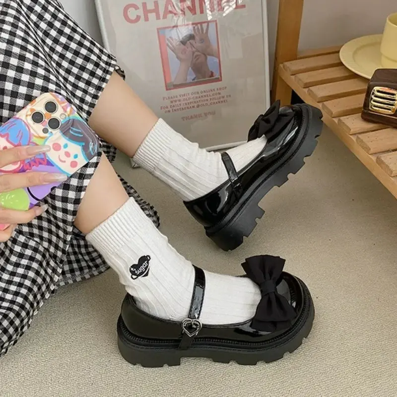 2025 Children Leather Shoes for Girls Autumn New Fashion Korean Style Soft Sole Anti-slippery Versatile Princess Mary Jane Shoes
