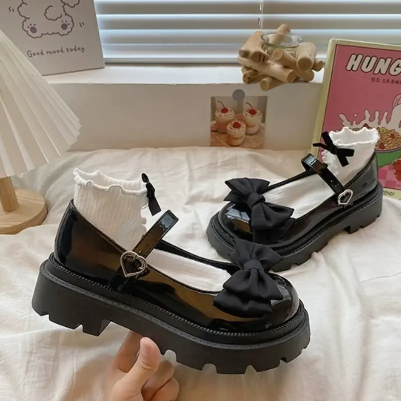2025 Children Leather Shoes for Girls Autumn New Fashion Korean Style Soft Sole Anti-slippery Versatile Princess Mary Jane Shoes