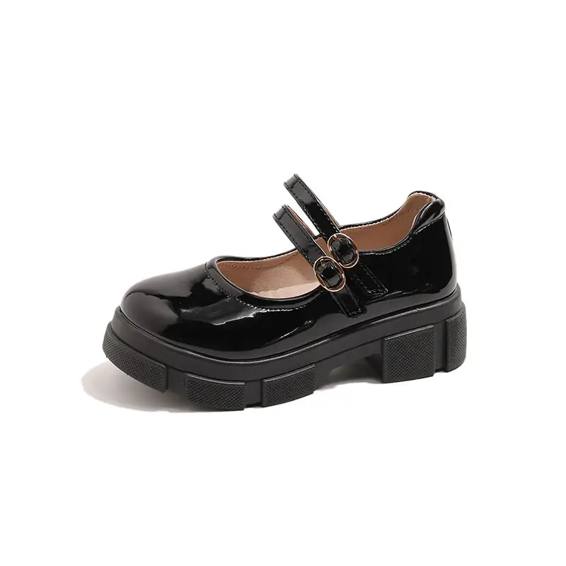 2025 Children Leather Shoes for Girls Spring Autumn New Fashion Korean Style Soft Bottom Anti-slippery Versatile Mary Jane Shoes