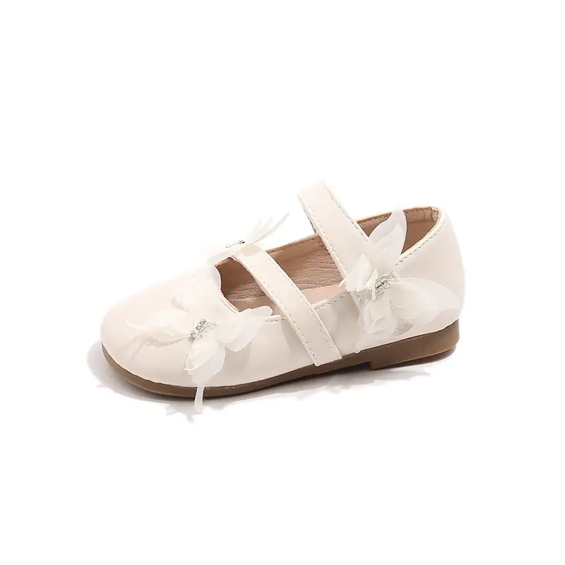 2025 Children Princess Shoes for Girls Autumn New Fashion Korean Style Soft Bottom Anti-slippery Versatile Casual Party Shoes
