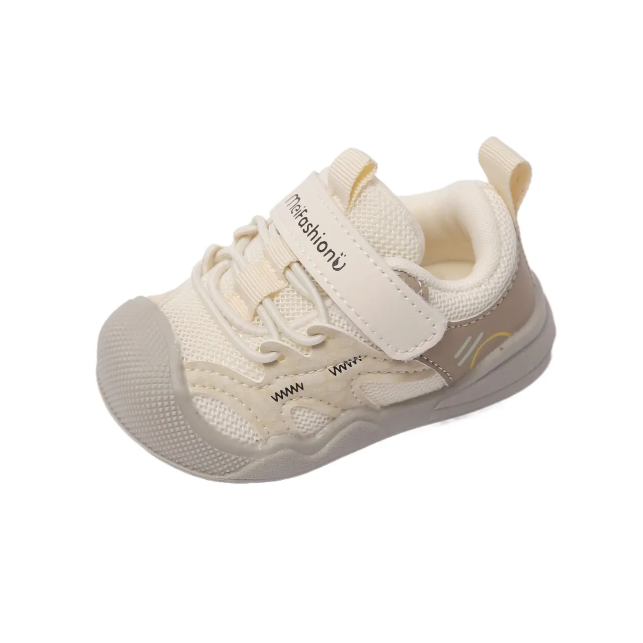 Baby Walking Shoes Toes Capped Anti-kicked Kids Sports Shoes Mesh Breathable 2025 Autumn New Boys Girls Casual Shoes Soft Bottom