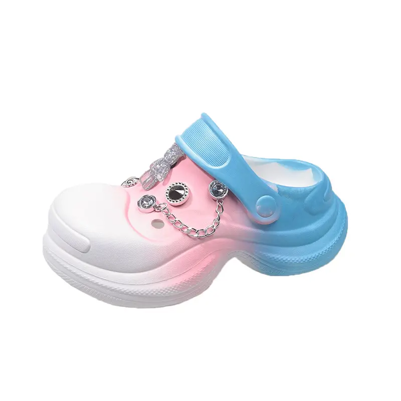 2025 Children Casual Slippers for Girls Summer New Fashion Korean Style Soft Bottom Anti-slippery Versatile Cut-outs Beach Shoes