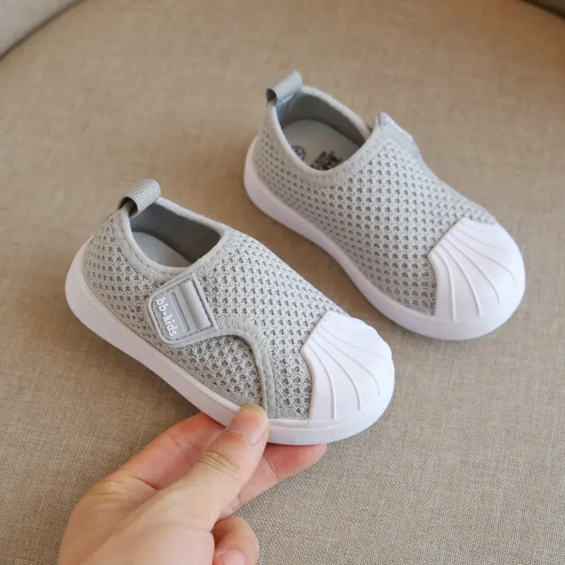 Children Canvas Shoes Boys Girls Sneakers Air Mesh Breathable Classic 2024 Spring Autumn Kids Toddlers Skate Shoes Anti-kick