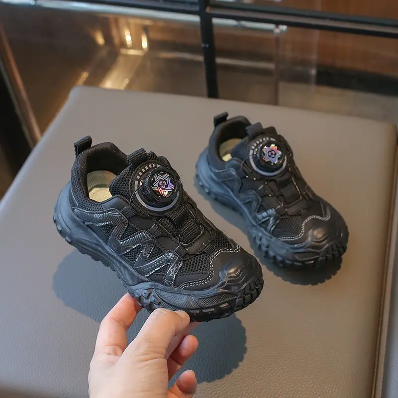 Children's Platform Sneakers Causal Versatile Girls New School Running Shoes Fashion Patchwork Kids Boys Basketball Shoes Mesh