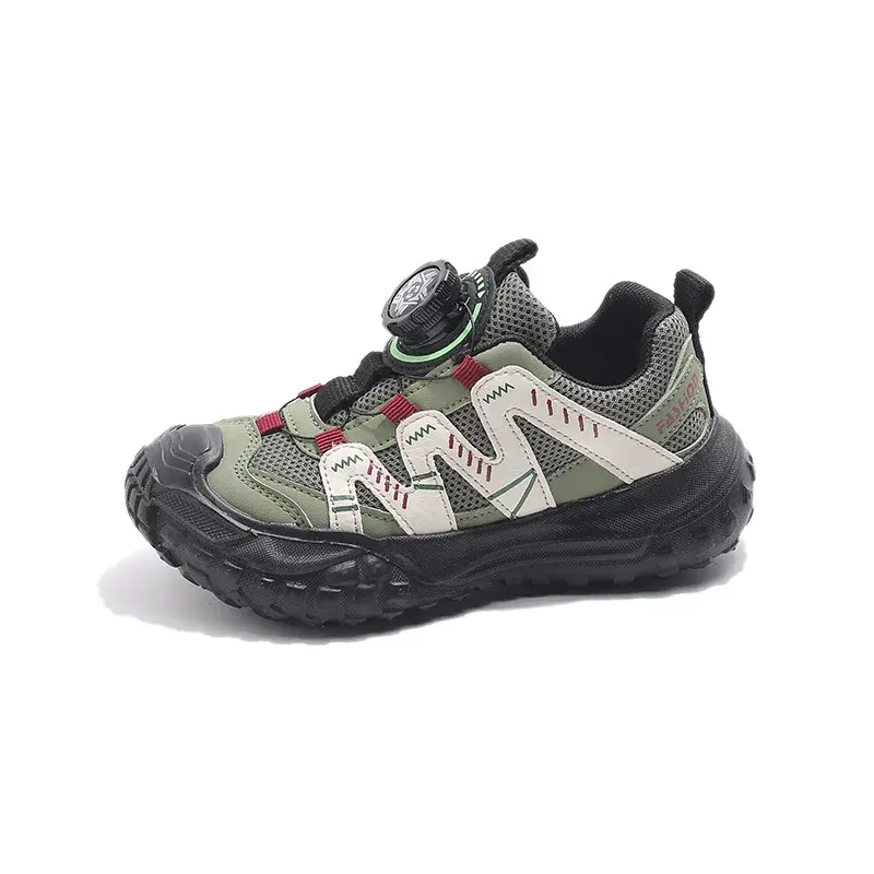Children's Platform Sneakers Causal Versatile Girls New School Running Shoes Fashion Patchwork Kids Boys Basketball Shoes Mesh
