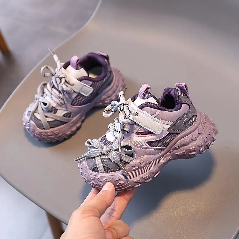 Spring Autumn Classic Kids Sneakers for Girls Chunky Mesh Boys Basketball Shoes Toddlers Fashion Children's Sports Shoes School