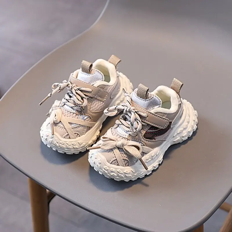 Spring Autumn Classic Kids Sneakers for Girls Chunky Mesh Boys Basketball Shoes Toddlers Fashion Children's Sports Shoes School