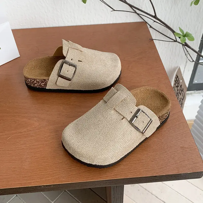 Summer Kids Slippers for Girls Outdoor Non-slip Children Fashion Flat Slippers Simple New Toddlers Causal Beach Slip-on Shoes