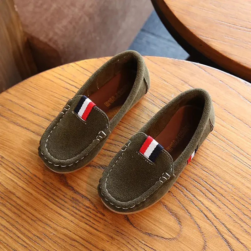 Fashion Boys Shoes Kids Children Soft Flats Sneakers Casual Shoes for Toddler Boy Classical Moccasins British All-match Loafers