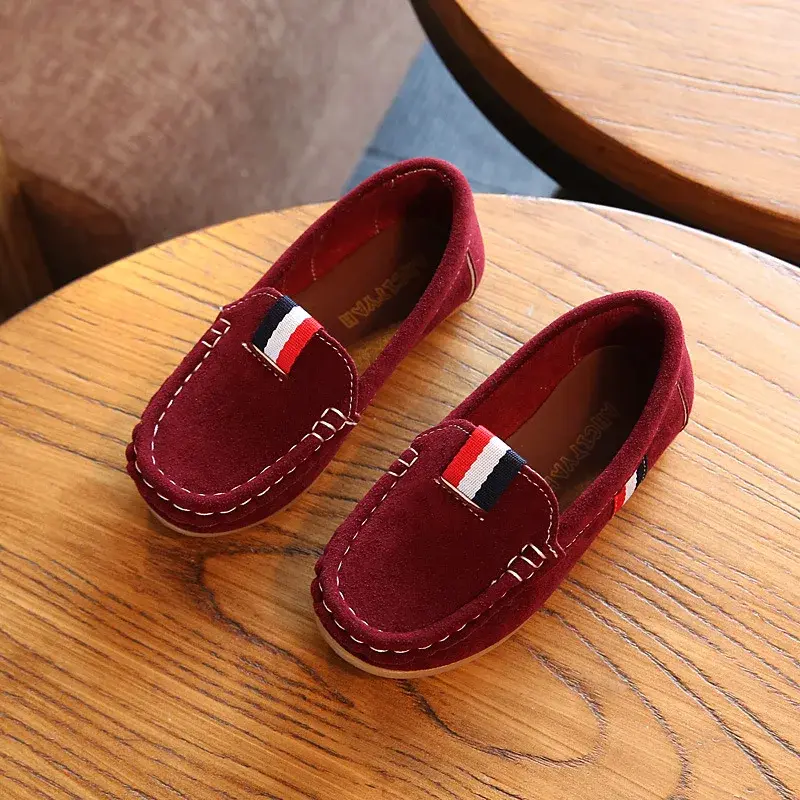 Fashion Boys Shoes Kids Children Soft Flats Sneakers Casual Shoes for Toddler Boy Classical Moccasins British All-match Loafers