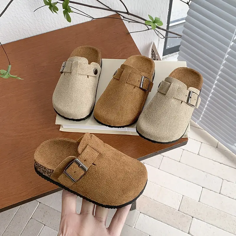 Summer Kids Slippers for Girls Outdoor Non-slip Children Fashion Flat Slippers Simple New Toddlers Causal Beach Slip-on Shoes