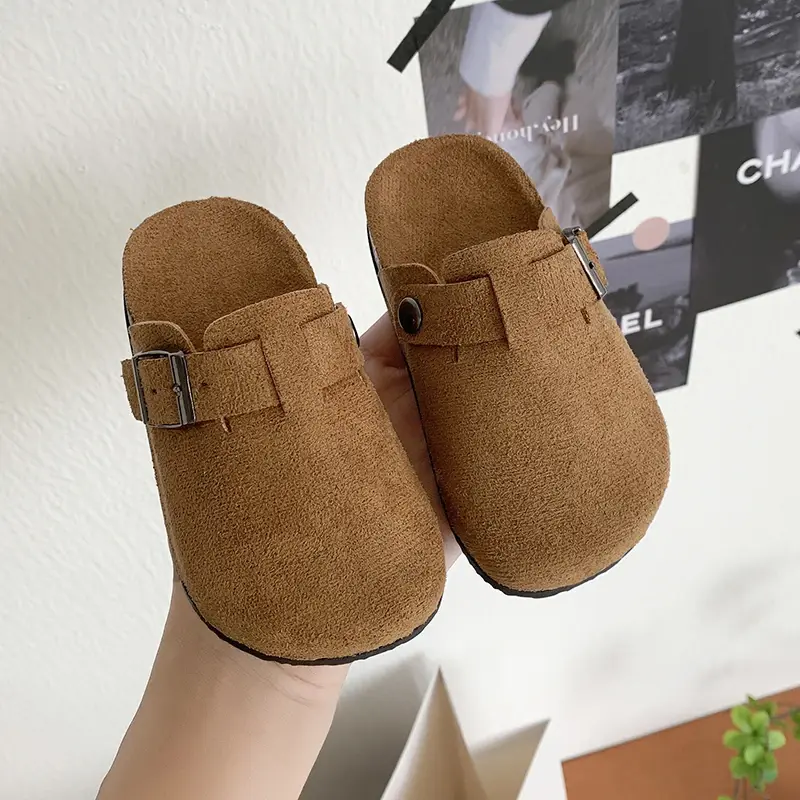 Summer Kids Slippers for Girls Outdoor Non-slip Children Fashion Flat Slippers Simple New Toddlers Causal Beach Slip-on Shoes