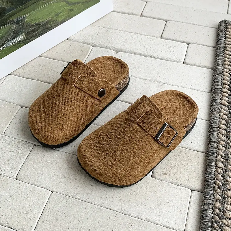 Summer Kids Slippers for Girls Outdoor Non-slip Children Fashion Flat Slippers Simple New Toddlers Causal Beach Slip-on Shoes