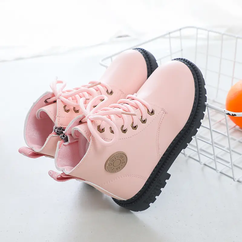 Children's Boots For Boys Girls Fashion Kids Ankle Snow Boots Rubber Outsole Autumn Winter Warm Classic For Toddlers Big Kids
