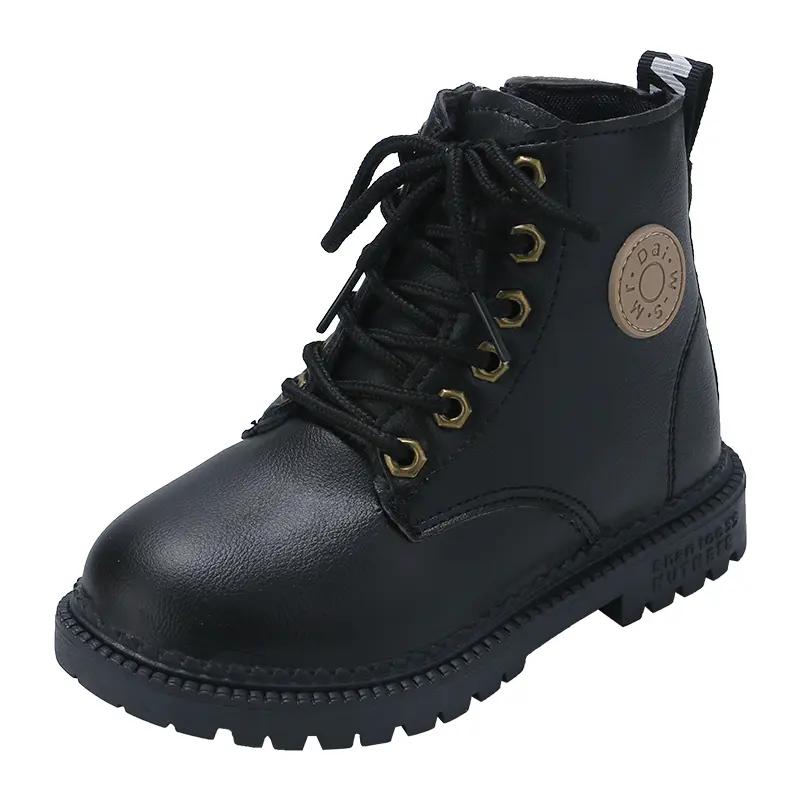 Children's Boots For Boys Girls Fashion Kids Ankle Snow Boots Rubber Outsole Autumn Winter Warm Classic For Toddlers Big Kids
