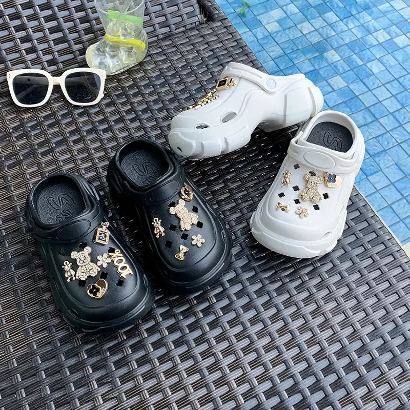 2025 Children Casual Slippers for Girls Summer New Fashion Korean Style Soft Sole Anti-slippery Versatile Chic Trendy Beach Shoe