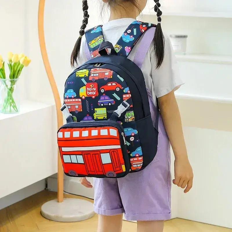 Children's Backpacks Trendy Cartoon Shoulder Bag for Boy Girl Causal Fashion Kids Kindergarten Backpack Cute Animals School Bag