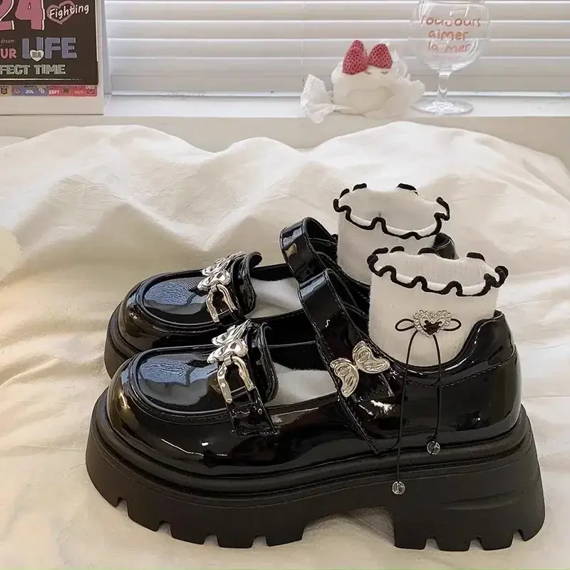 2024 Children Leather Shoes for Girls Autumn New Fashion Princess Soft Bottom Comfortable Casual Anti-slippery Versatile Shoes