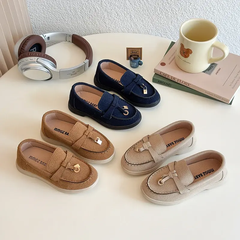 Children Leather Shoes for Boys 2025 Spring Autumn New Fashion British Style Soft Sole Anti-slippery Versatile Performance Shoes