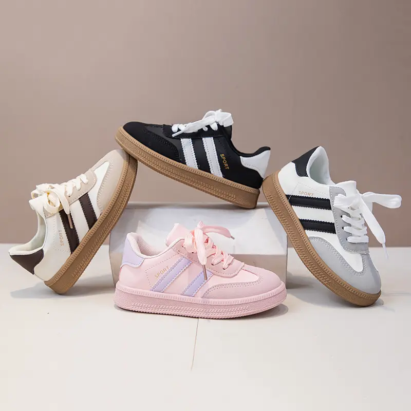 Children Tennis Shoes 2025 New Simple Kids Sneakers for Girls Patchwork Non-slip Boys Causal School Running Sneakers Non-slip